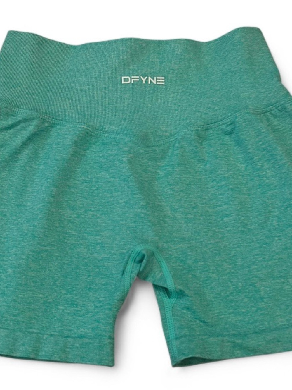 DFYNE Teal Seamless Active Shorts